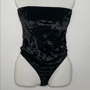 Black Velvet Bodysuit